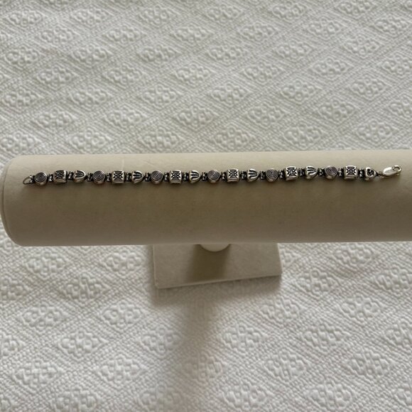 Carolyn Pollack Double Sided Reversible Turquoise Coral Lapis Lazuli Bracelet - Picture 15 of 15